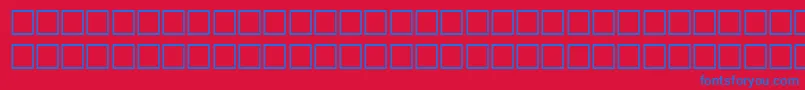 Шрифт NonceboldBold – синие шрифты на красном фоне