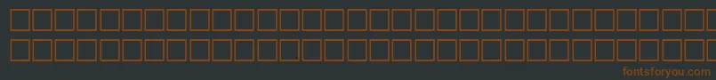 fuente NonceboldBold – Fuentes Marrones Sobre Fondo Negro