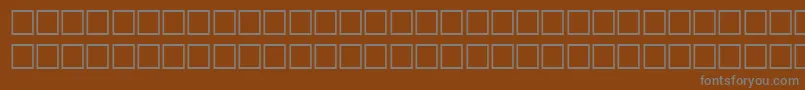 Шрифт NonceboldBold – серые шрифты на коричневом фоне