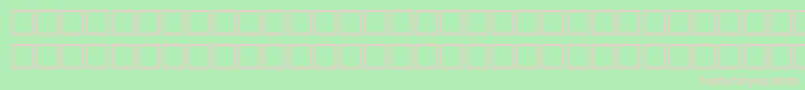 NonceboldBold Font – Pink Fonts on Green Background