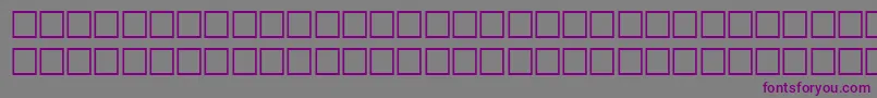 Шрифт NonceboldBold – фиолетовые шрифты на сером фоне