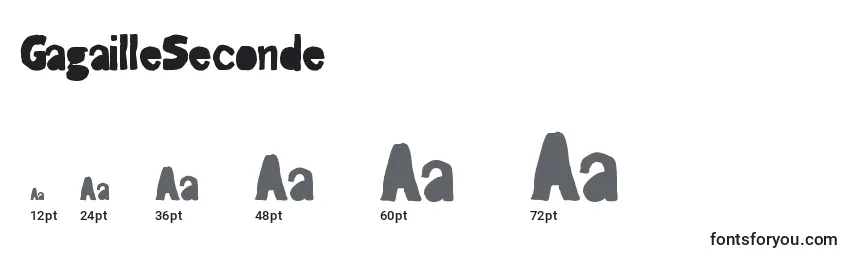 GagailleSeconde Font Sizes