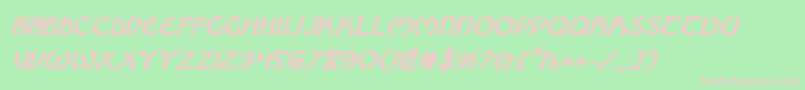 Brinathynbi Font – Pink Fonts on Green Background
