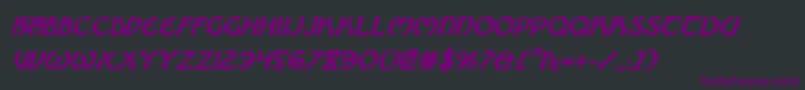 Brinathynbi Font – Purple Fonts on Black Background