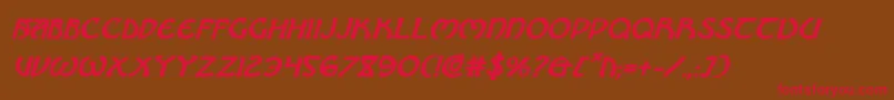 Brinathynbi Font – Red Fonts on Brown Background