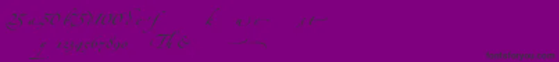 フォントZapfinoforteltAlternate – 紫の背景に黒い文字