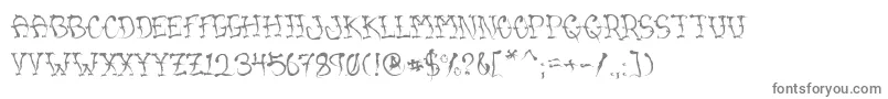 VtcSumislasheronejitterybasterd Font – Gray Fonts