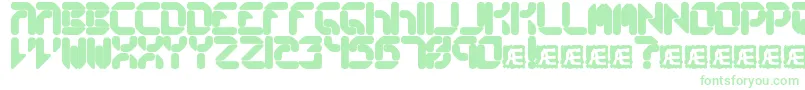 CollectiveRsBrk-Schriftart – Grüne Schriften auf weißem Hintergrund