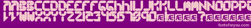 CollectiveRsBrk Font – Pink Fonts on Purple Background