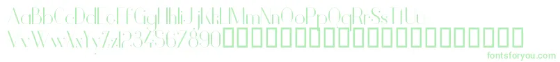 Weitere Informationen zur VanityLight-Schriftart VanityLight-Schriftart – Grüne Schriften