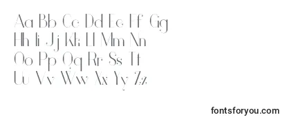 VanityLight Font