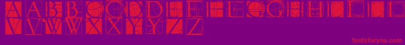 Więcej informacji o czcionce Neudoerfferscribblequality Czcionka Neudoerfferscribblequality – czerwone czcionki na fioletowym tle