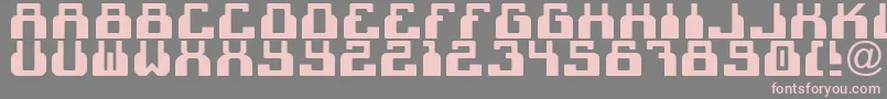 C2cBlack Font – Pink Fonts on Gray Background