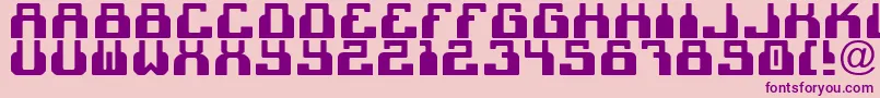 Fonte C2cBlack – fontes roxas em um fundo rosa