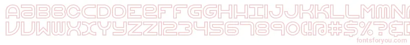 VertigoUprightBrk Font – Pink Fonts on White Background