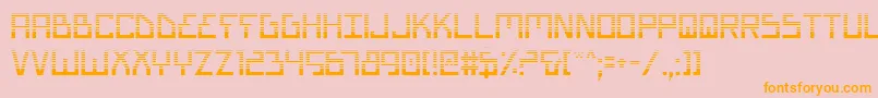 Biotypg Font – Orange Fonts on Pink Background