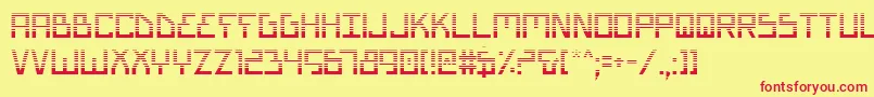 Biotypg Font – Red Fonts on Yellow Background