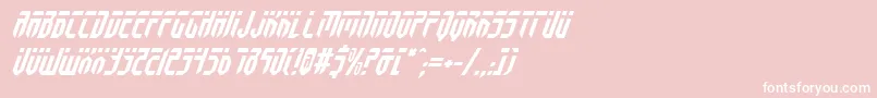FedyralItalic Font – White Fonts on Pink Background