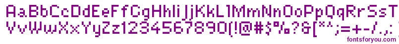 Lexipa ffy Font – Purple Fonts on White Background