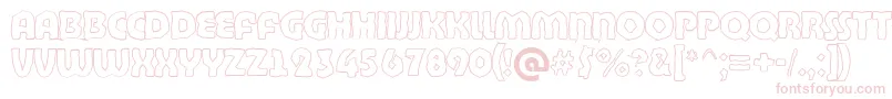 ABighaustitulbrkhll Font – Pink Fonts on White Background