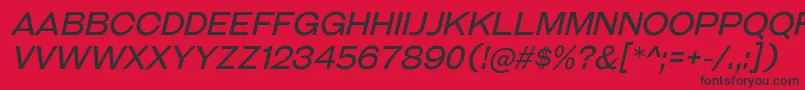 GalderglynnTitlingBkIt Font – Black Fonts on Red Background