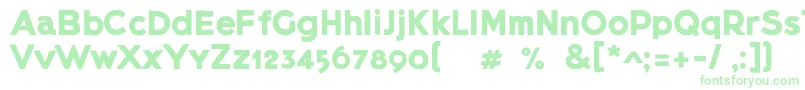 Lietzblockdemo Font – Green Fonts