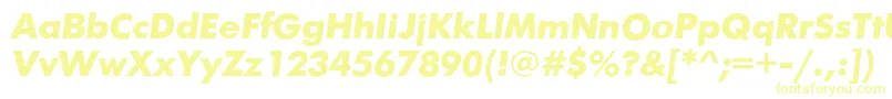 FuturafuturiscBolditalic Font – Yellow Fonts