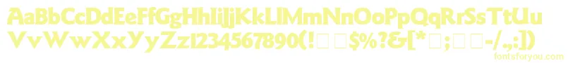 GoudyBlack Font – Yellow Fonts