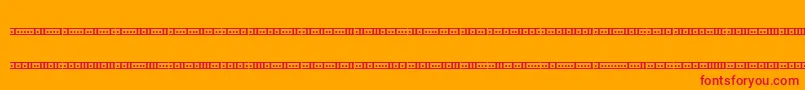 fuente Bin01st – Fuentes Rojas Sobre Fondo Naranja