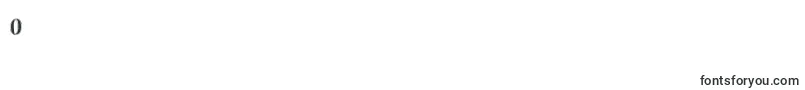 フォントMottisfontno3 – フォント 数字 0