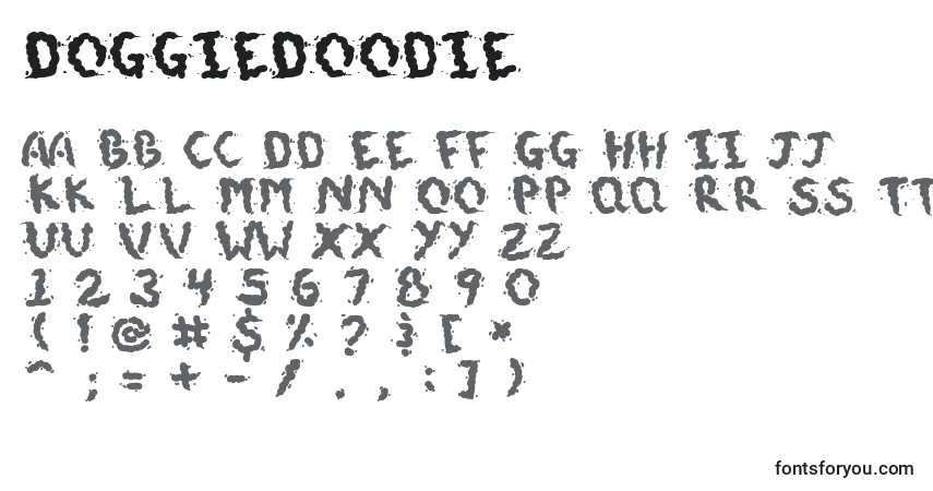 Fuente DoggieDoodie - alfabeto, números, caracteres especiales