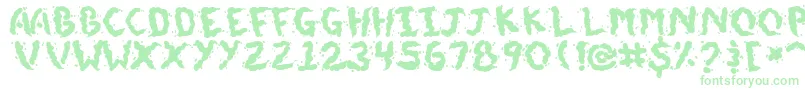 DoggieDoodie Font – Green Fonts on White Background