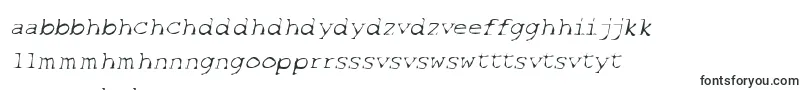 Шрифт SfEspionageLightOblique – шона шрифты