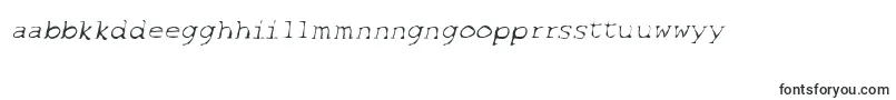 Шрифт SfEspionageLightOblique – себуанские шрифты