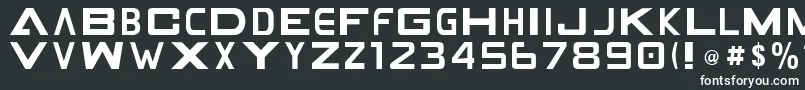 Шрифт Gamecube – белые шрифты