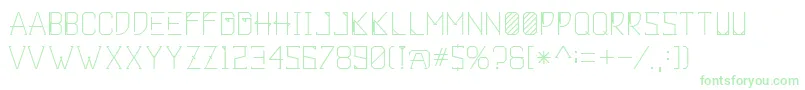 Khemala Font – Green Fonts on White Background