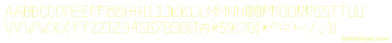 Khemala-Schriftart – Gelbe Schriften
