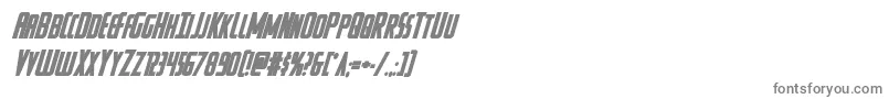 Watchtowerboldital Font – Gray Fonts on White Background