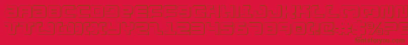 Exedore ffy Font – Brown Fonts on Red Background