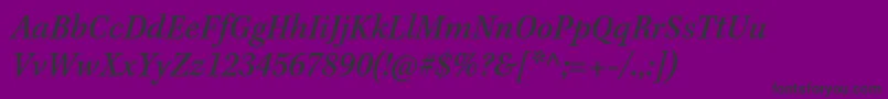 KeplerstdMediumscnitcapt Font – Black Fonts on Purple Background