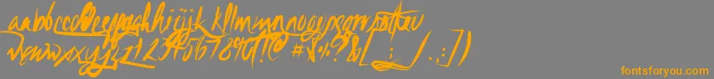 Más sobre la fuente Unfoldingtrag fuente Unfoldingtrag – Fuentes Naranjas Sobre Fondo Gris