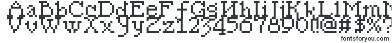 Pixelsleigh-Schriftart – Unverständliche Schriften