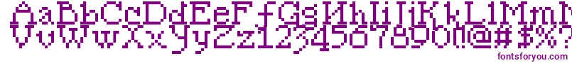 Pixelsleigh-fontti – violetit fontit