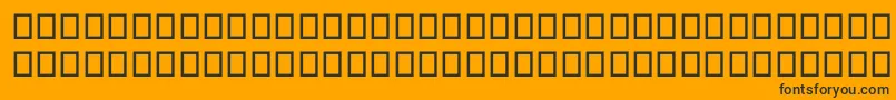 Шрифт SegoeMdl2Assets – чёрные шрифты на оранжевом фоне