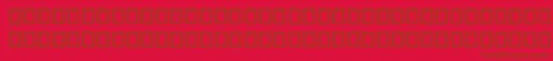 SegoeMdl2Assets Font – Brown Fonts on Red Background