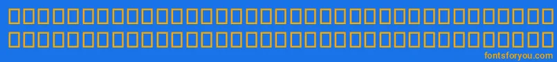 Шрифт SegoeMdl2Assets – оранжевые шрифты на синем фоне