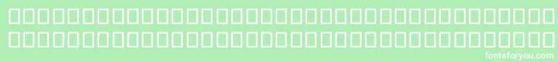 SegoeMdl2Assets Font – White Fonts on Green Background