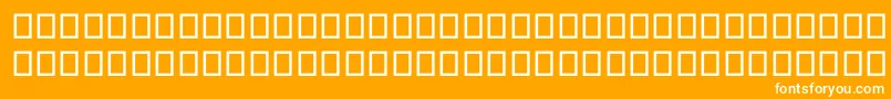 SegoeMdl2Assets-Schriftart – Weiße Schriften auf orangefarbenem Hintergrund