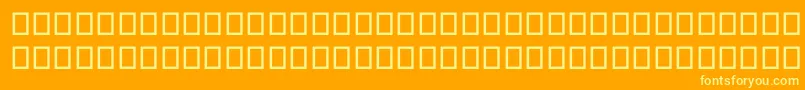 SegoeMdl2Assets Font – Yellow Fonts on Orange Background