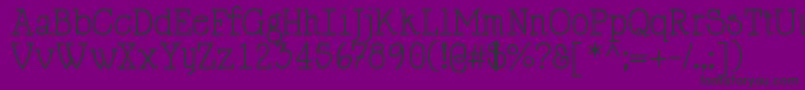 HappyPhantom Font – Black Fonts on Purple Background